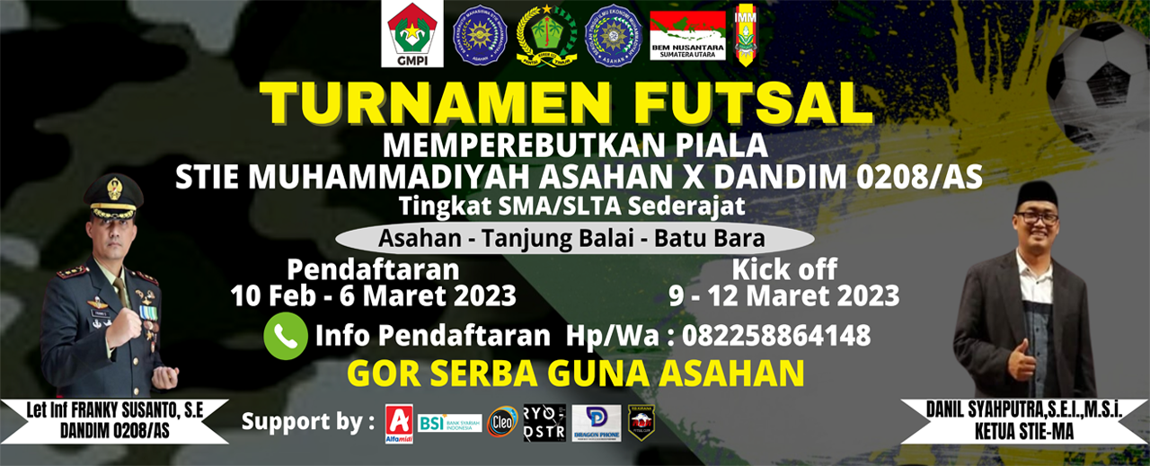 Turnamen Futsal tingkat SMA/SLTA Sederajat (Asahan – Tanjung Balai – Batubara)